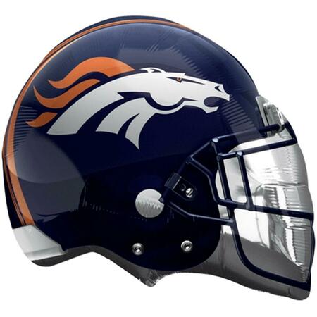LOFTUS INTERNATIONAL Denver Broncos Helmet Super Shape Balloon A2-6303